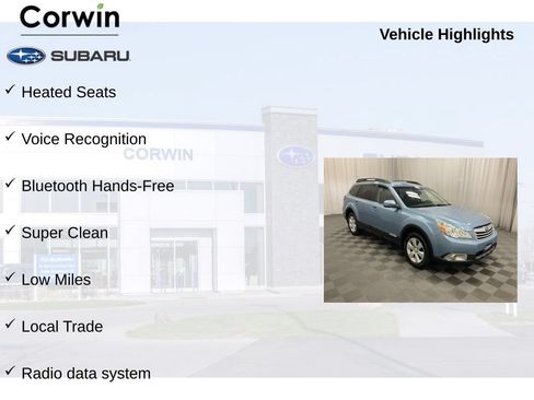 Used 2011 Subaru Outback 2.5i Premium AWD/4WD image 8