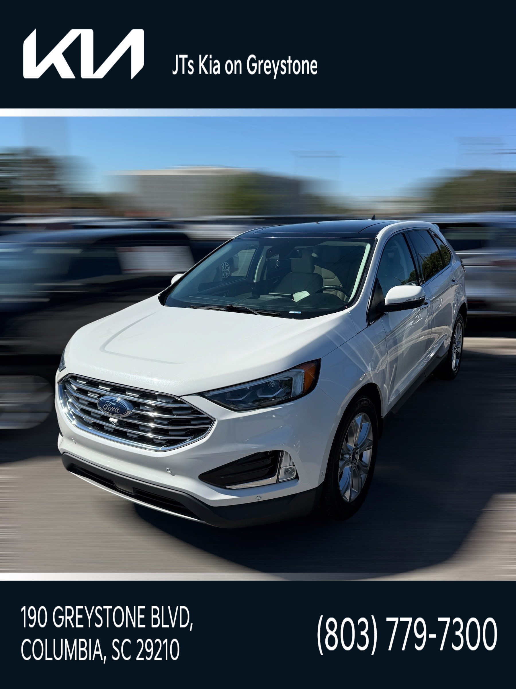 Used 2021 Ford Edge Titanium w/ Equipment Group 301A FWD image 1