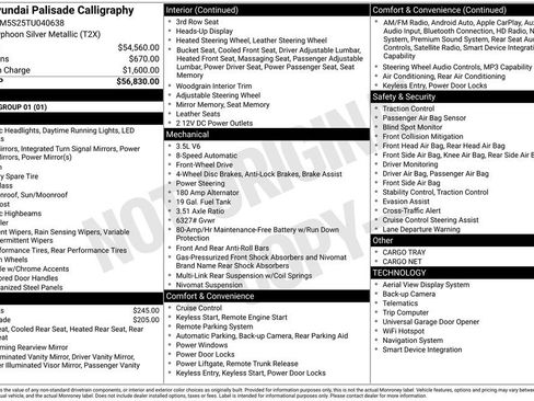 New 2026 Hyundai Palisade Calligraphy image 3