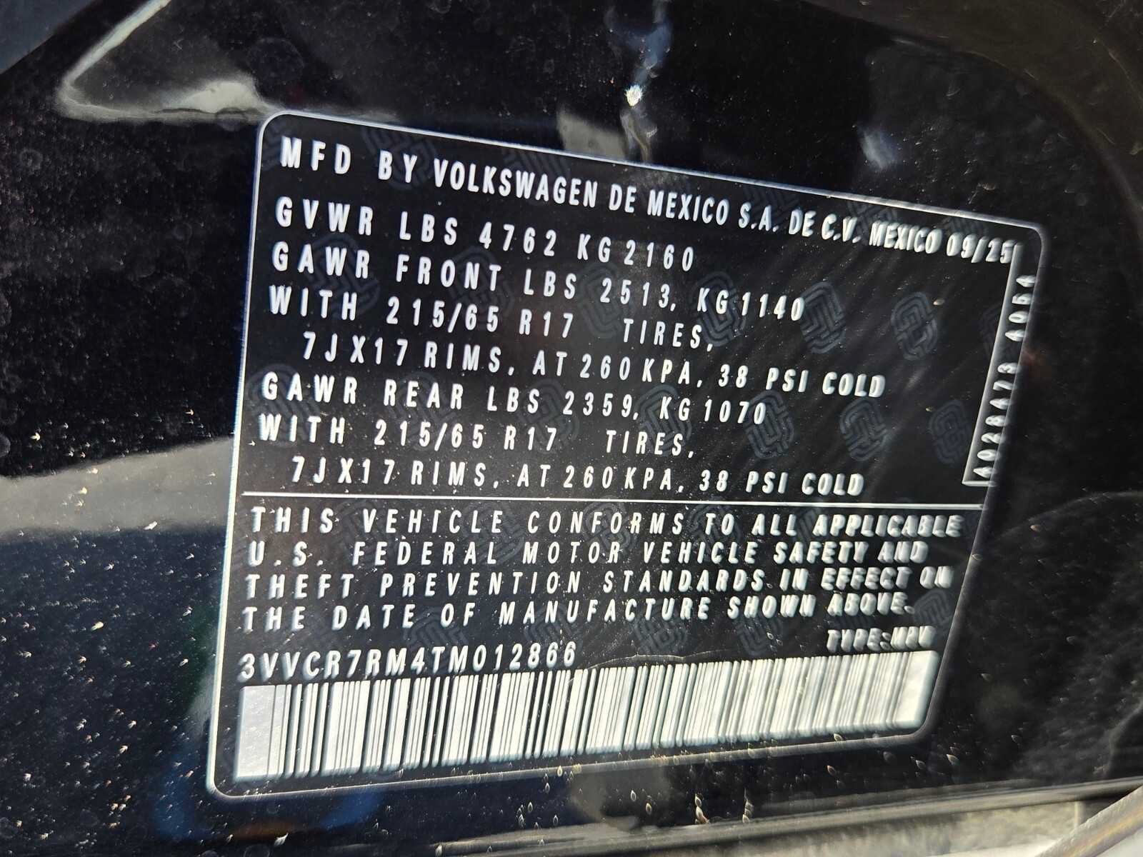 Used 2026 Volkswagen Tiguan S FWD image 18
