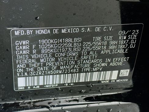 Used 2024 Honda HR-V Sport image 12