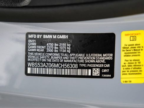 Used 2021 BMW M4 Coupe w/ Executive Package RWD image 66