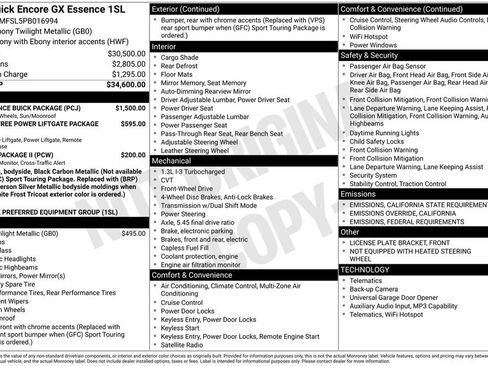 Certified 2023 Buick Encore GX Essence w/ Experience Buick Package image 3