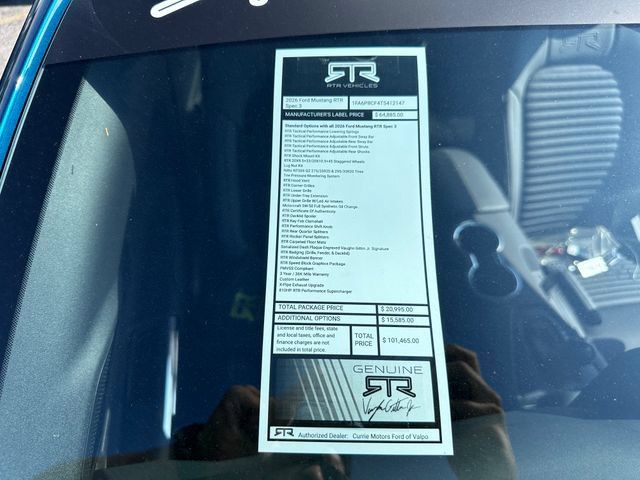 New 2026 Ford Mustang GT Premium w/ GT Performance Package RWD image 20