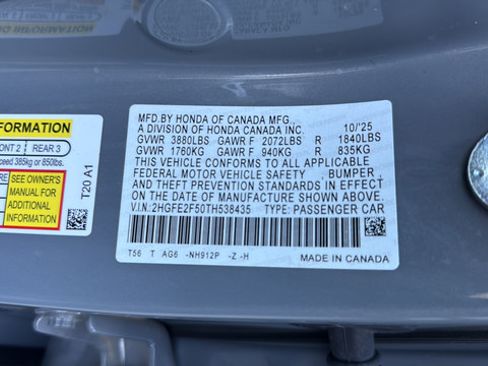 Used 2026 Honda Civic Sport image 30