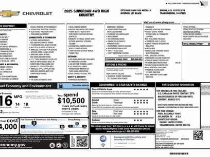 New 2025 Chevrolet Suburban High Country