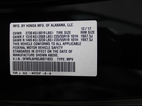 Used 2018 Honda Odyssey Elite image 48