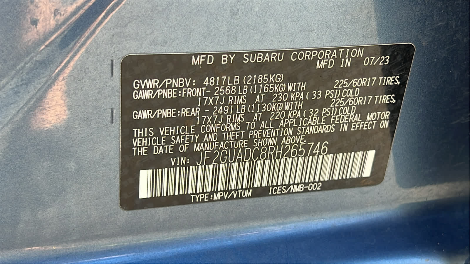 Certified 2024 Subaru Crosstrek 2.0i Premium AWD/4WD image 31