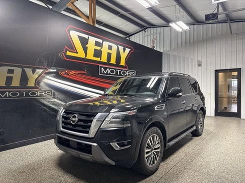 Used 2021 Nissan Armada SL w/ Captain's Chairs Package image 1