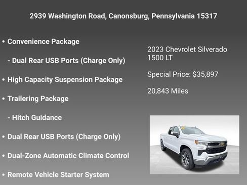 Used 2023 Chevrolet Silverado 1500 LT AWD/4WD image 8