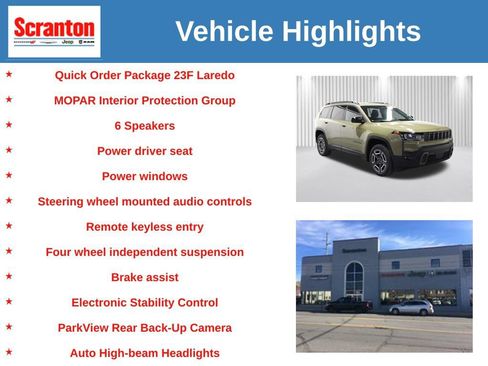 New 2026 Jeep Cherokee Laredo AWD/4WD image 6