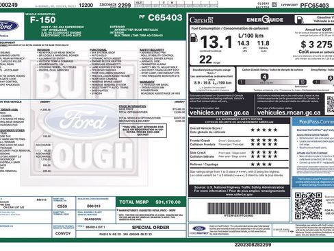 Certified 2023 Ford F150 Tremor w/ Equipment Group 402A High AWD/4WD image 22