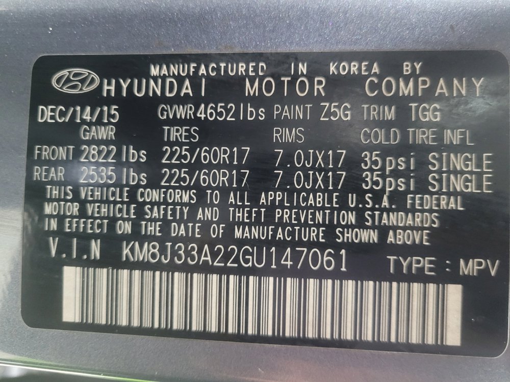 Used 2016 Hyundai Tucson Eco FWD image 33