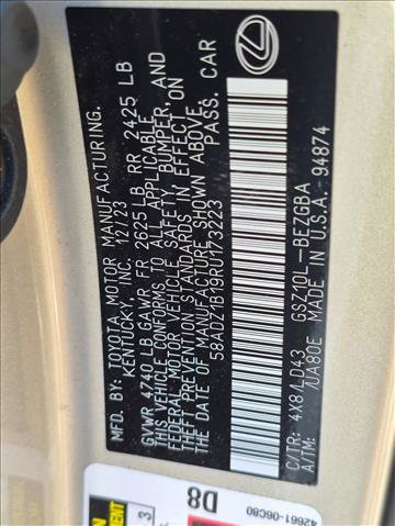 Certified 2024 Lexus ES 350 w/ Premium Package FWD image 15