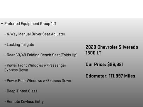 Used 2020 Chevrolet Silverado 1500 LT AWD/4WD image 6