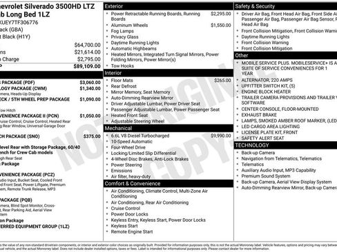 New 2026 Chevrolet Silverado 3500 LTZ w/ LTZ Plus Package AWD/4WD image 16