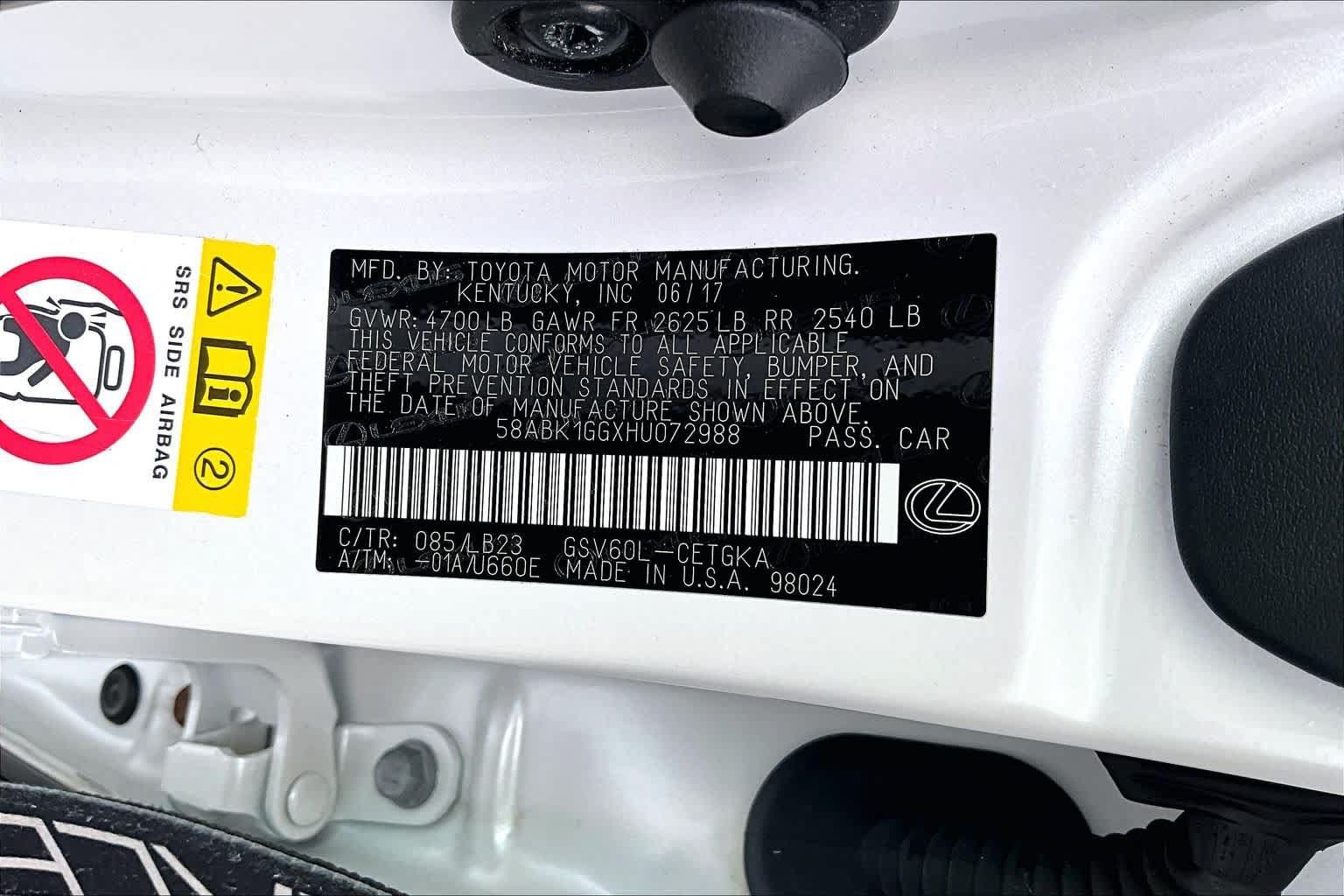 Used 2017 Lexus ES 350 FWD image 19