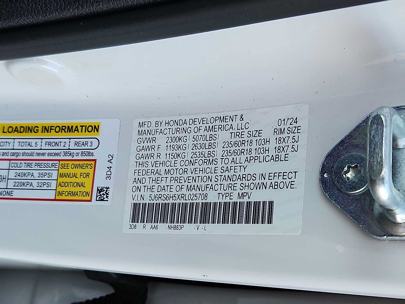 Certified 2024 Honda CR-V Sport image 26