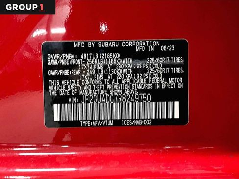 Certified 2024 Subaru Crosstrek 2.0i Premium image 34