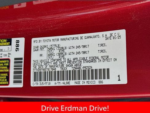 Certified 2025 Toyota Tacoma SR5 RWD image 32