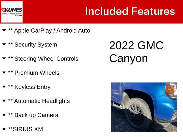 Used 2022 GMC Canyon Elevation w/ Elevation Premium Package AWD/4WD image 4