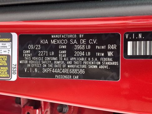 Certified 2024 Kia Forte GT w/ GT2 Package FWD image 31