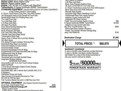 New 2026 Jeep Wrangler Unlimited Rubicon