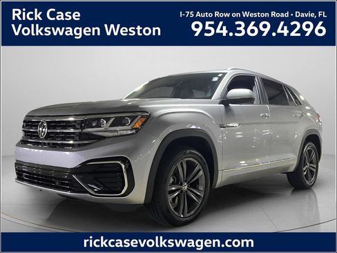 Certified 2021 Volkswagen Atlas Cross Sport SE w/ Panoramic Sunroof Package FWD image 1