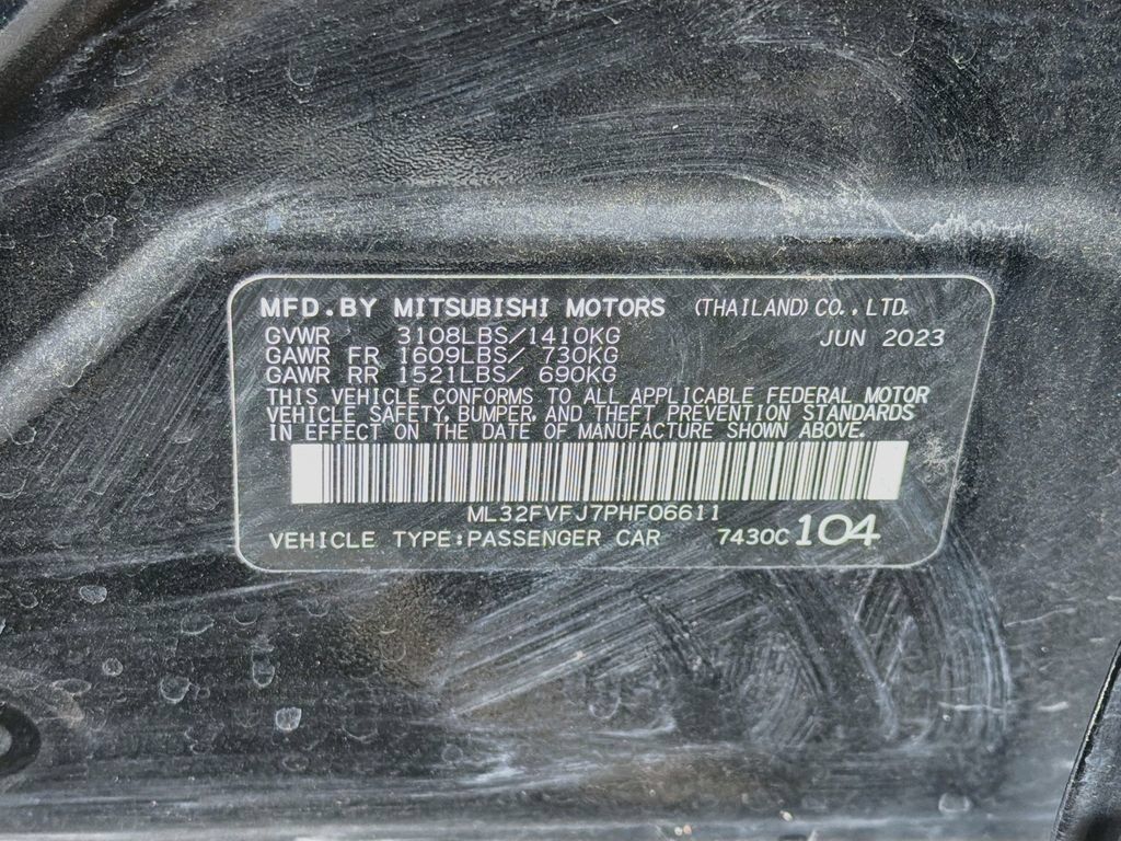 Used 2023 Mitsubishi Mirage G4 SE FWD image 32