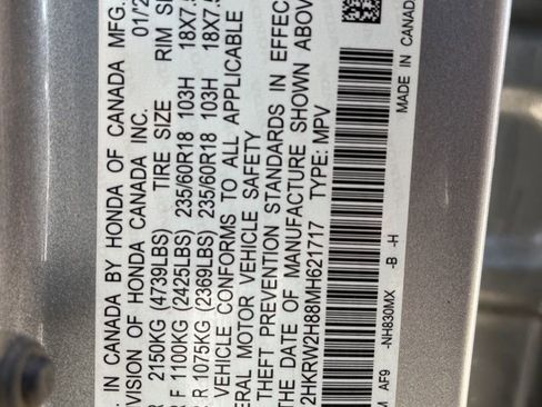 Certified 2021 Honda CR-V EX-L image 11