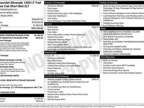 Used 2023 Chevrolet Silverado 1500 LT Trail Boss w/ LT Trail Boss Premium Package AWD/4WD image 5