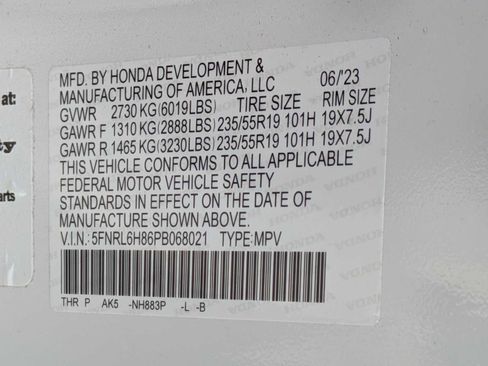 Used 2023 Honda Odyssey Touring image 36