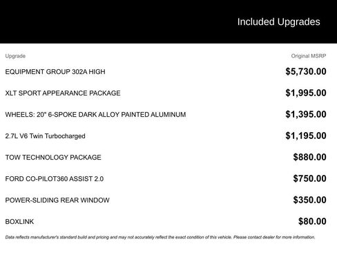 Used 2021 Ford F150 XLT w/ Equipment Group 302A High image 10