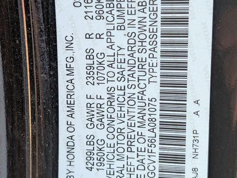 Used 2020 Honda Accord EX-L image 21