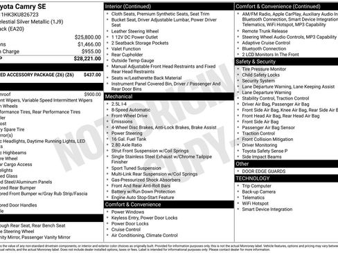 Used 2019 Toyota Camry SE image 3