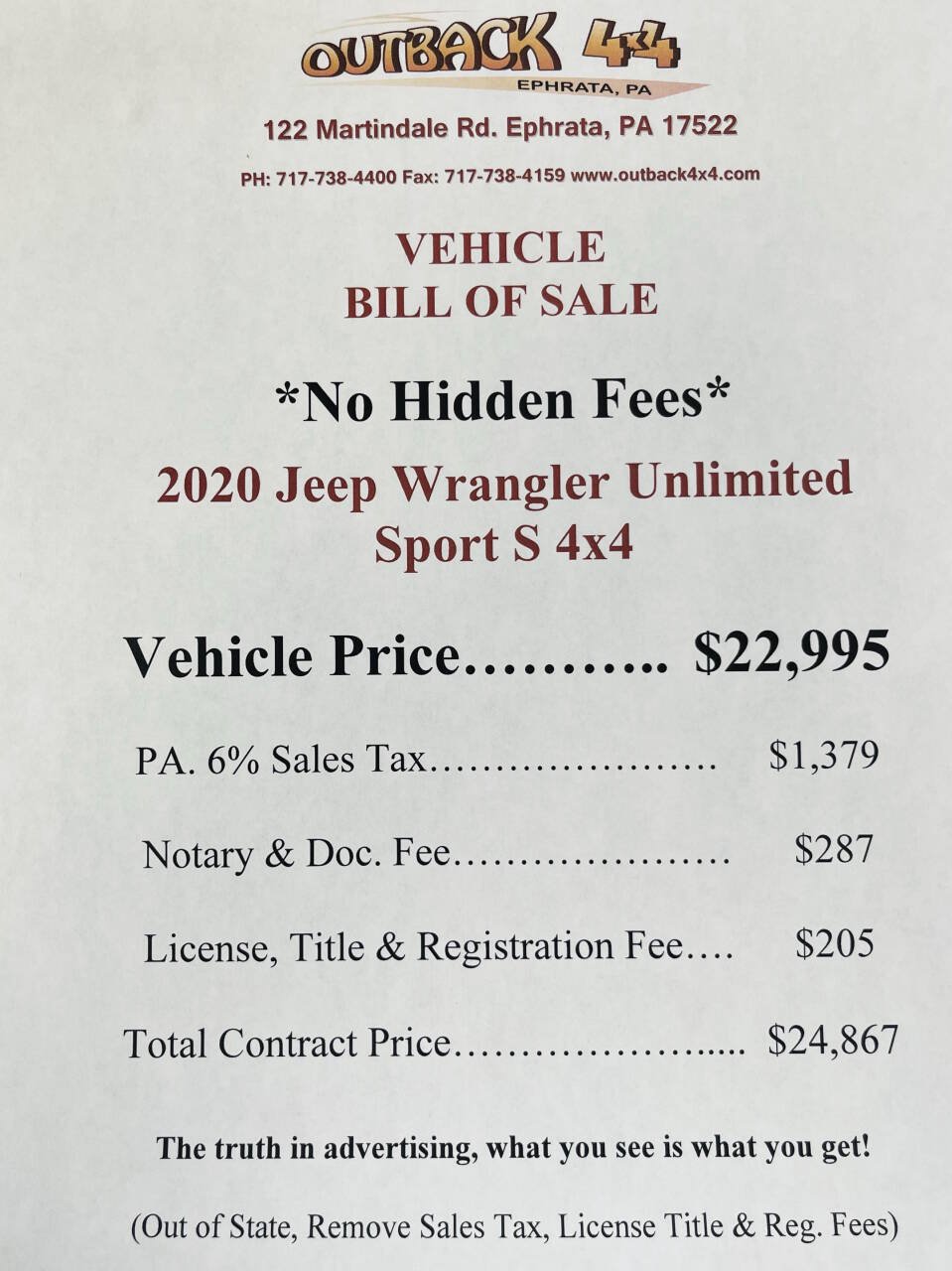 Used 2020 Jeep Wrangler Unlimited Sport S AWD/4WD image 2