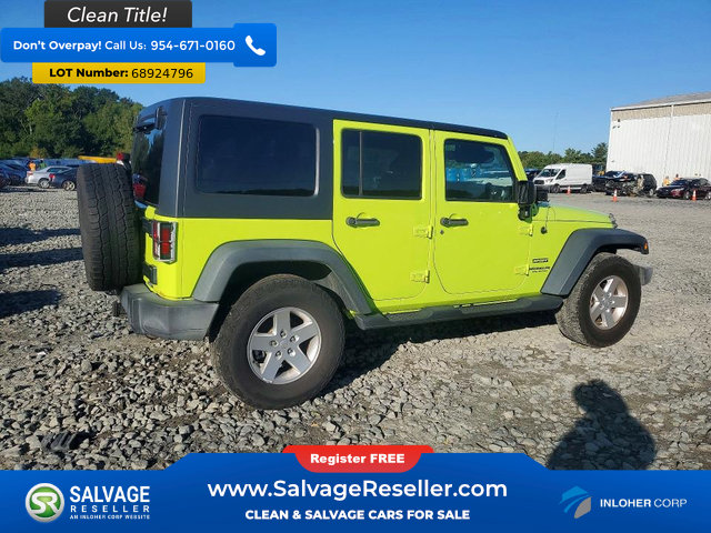 Used 2016 Jeep Wrangler Unlimited Sport w/ Quick Order Package 24S AWD/4WD image 4