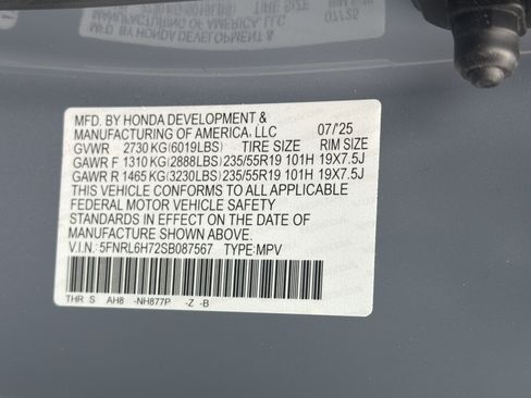 Used 2025 Honda Odyssey Sport-L image 36