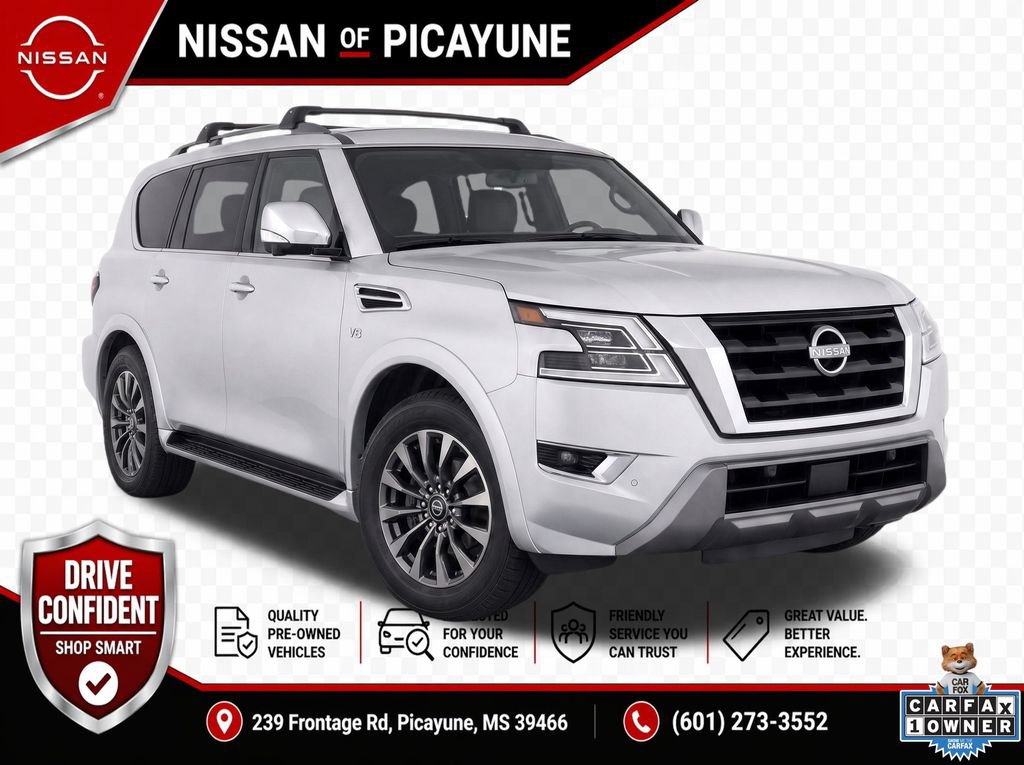 Used 2022 Nissan Armada Platinum w/ Captain's Chairs Package RWD image 9