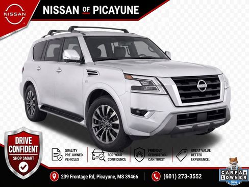 Used 2022 Nissan Armada Platinum w/ Captain's Chairs Package RWD image 9