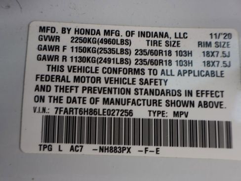 Certified 2020 Honda CR-V EX-L image 34