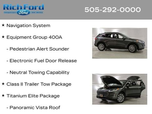 Used 2021 Ford Escape Titanium w/ Titanium Elite Package AWD/4WD image 25
