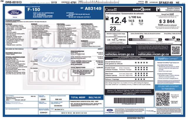 Used 2025 Ford F150 Lariat AWD/4WD image 36