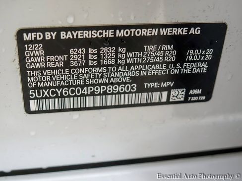 Used 2023 BMW X6 xDrive40i w/ M Sport Package image 28