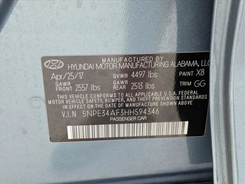 Used 2017 Hyundai Sonata Sport w/ Value Edition Package 02 image 22