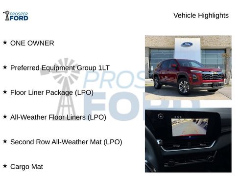 Used 2025 Chevrolet Equinox LT w/ LPO, Floor Liner Package FWD image 5