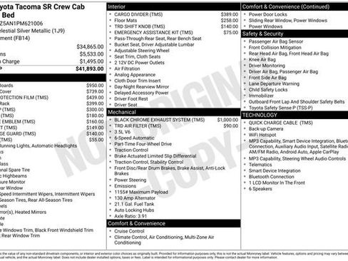 Certified 2023 Toyota Tacoma SR AWD/4WD image 27