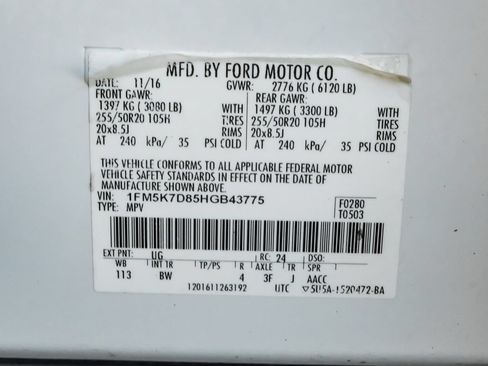 Used 2017 Ford Explorer XLT w/ Equipment Group 202A FWD image 64