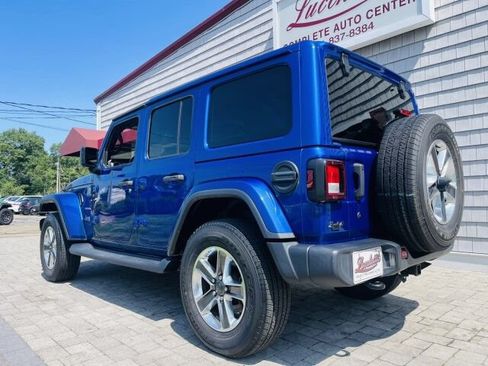 Used 2020 Jeep Wrangler Unlimited Sahara w/ Uconnect 4C Nav & Sound Group AWD/4WD image 7