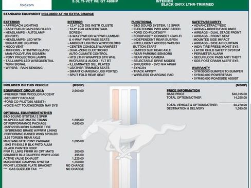 Used 2024 Ford Mustang GT Premium w/ GT Performance Package image 4